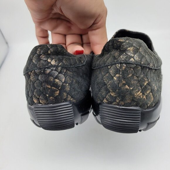 Vaneli Anemone Sz 7.5 Slip On Sport Loafer Comfort Shoe Black Bronze Goring Side - Picture 7 of 11